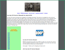 Tablet Screenshot of can-am-atv.brssm.com