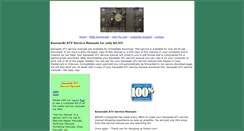 Desktop Screenshot of kawasaki-atv.brssm.com